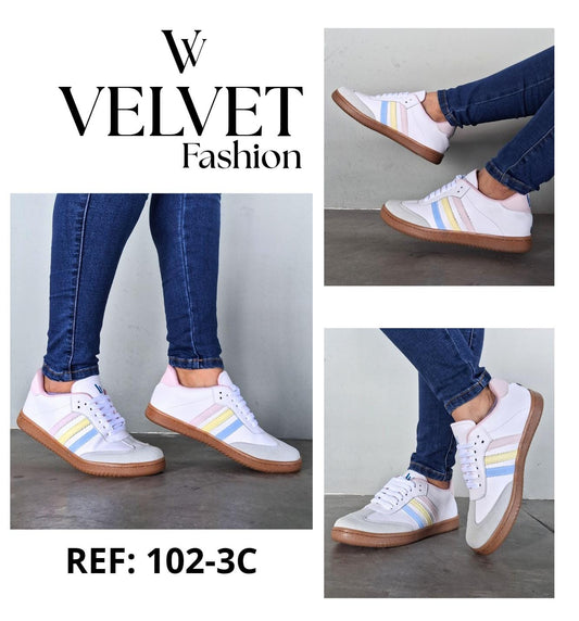 Tenis Velvet Ref 102- 3 COLORES